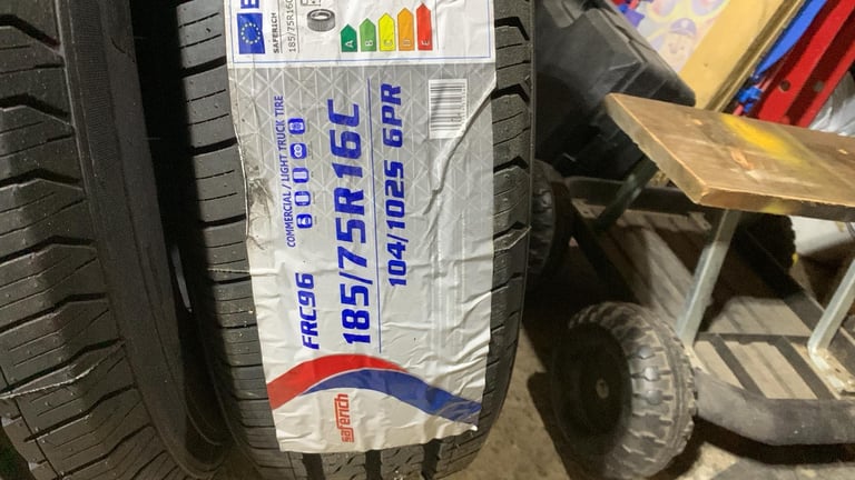 2 x transit size tyres 