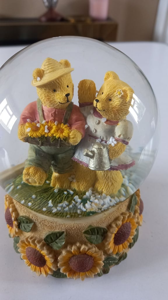 Bear snow Globe 