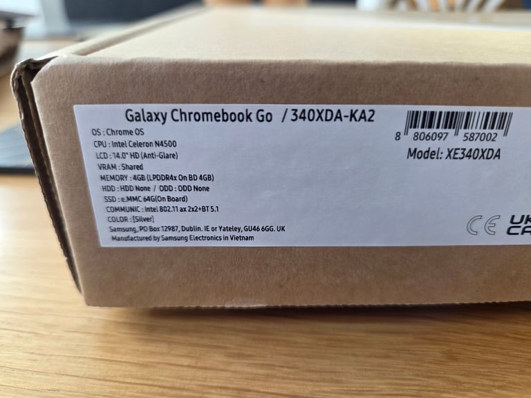 Galaxy Chromebook Go - new in box 
