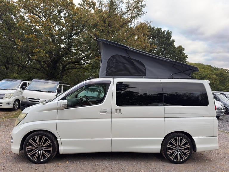 2007 Nissan Elgrand POP TOP 4 Berth Full Camper Conversion