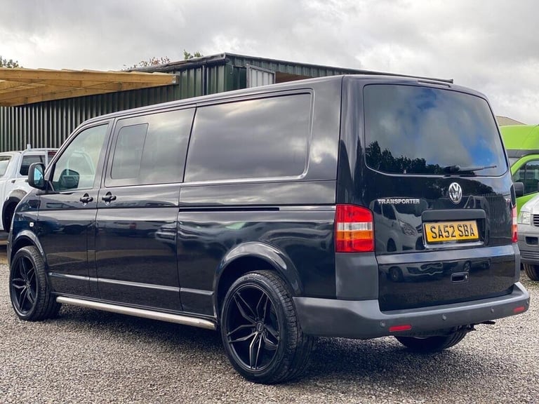 2006 Volkswagen Transporter 2.5 TDi T32 REAR LONGUE-5 BELTS-20 inch ALLOYS-PRIVATE PLATE MOTORHOM...