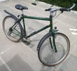 Raleigh Gents Green mountain bike 