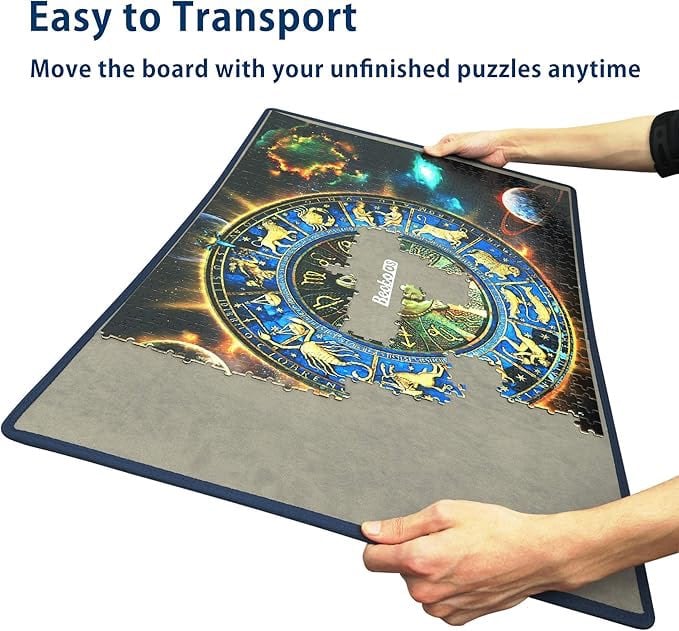 image for Becko Double-Sided Portable Jigsaw Puzzle Board for 1000 pieces £20