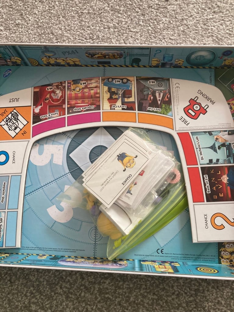 Kids Minions Monopoly Board Game