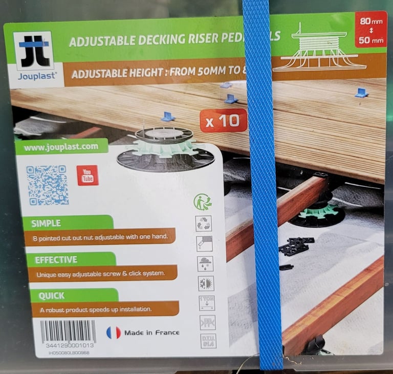 Jouplast Adjustable Decking riser 