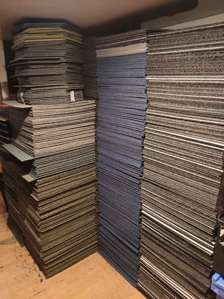 carpet tiles, brand new, home, diy, industrial, heavy duty