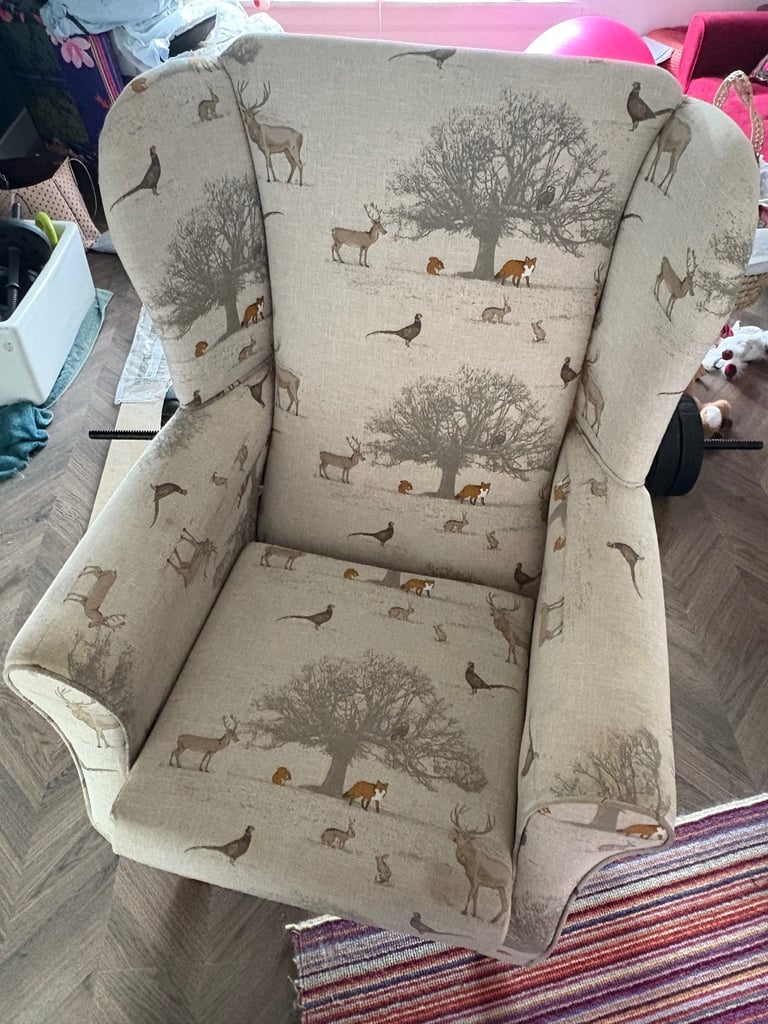 Woodland Print Chair