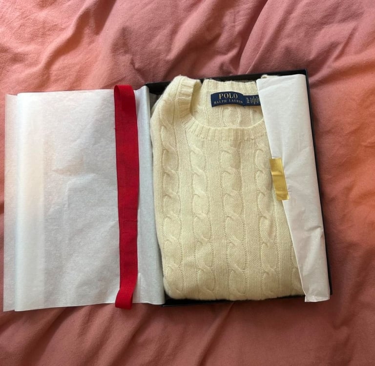 Ralph Lauren Wool Cashmere Cable Knit Jumper