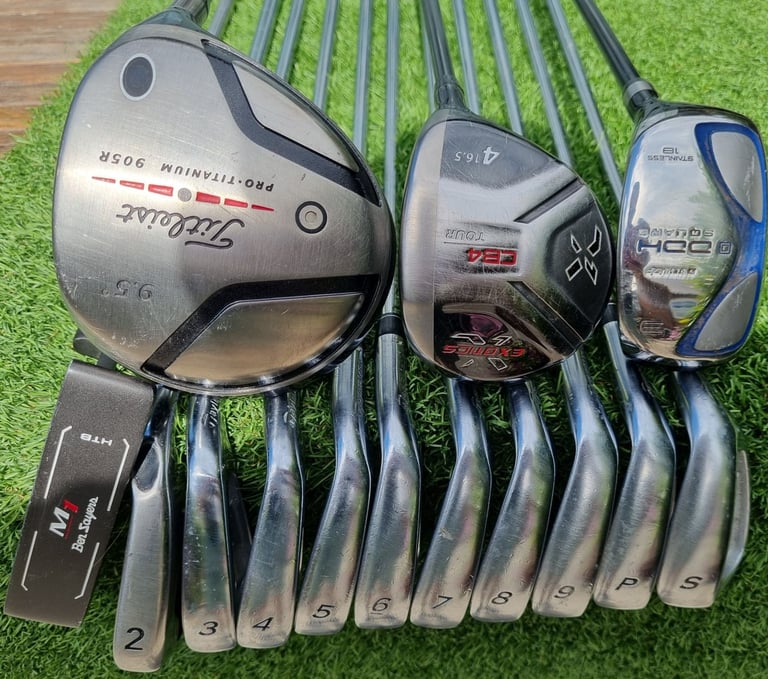 TAYLOR MADE, CALLAWAY, TITLEIST - NEW LYNX trolley bag, NEW CALLAWAY shoes & NEW SRIXON balls