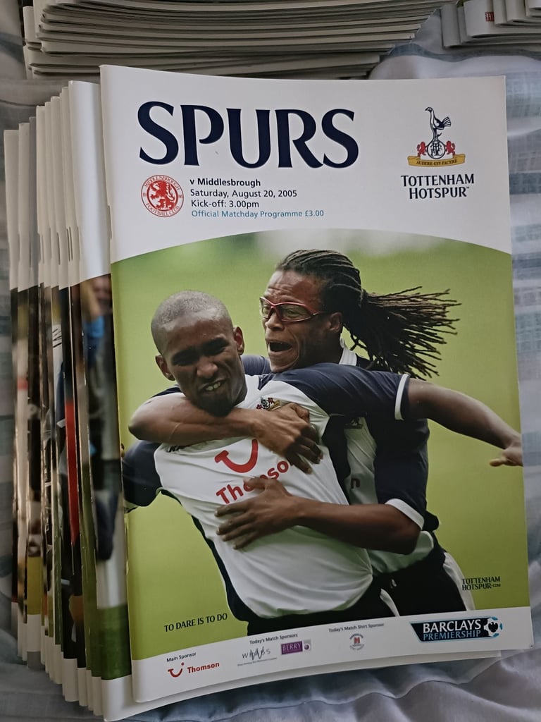 image for Football Programmes - SPURS 