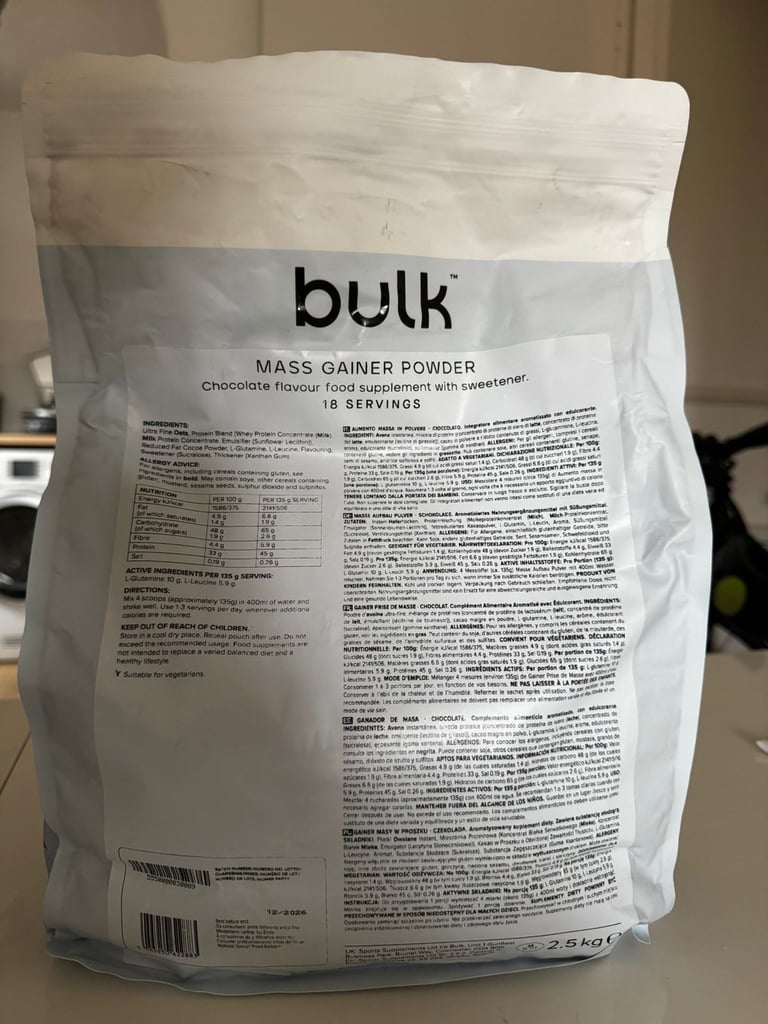 Protein powder never used (closed packaging) from Bulk