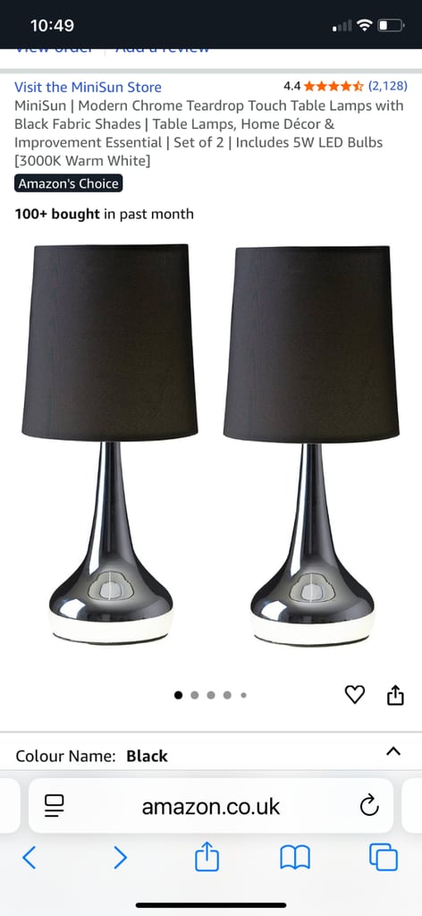 image for Touch lamps New