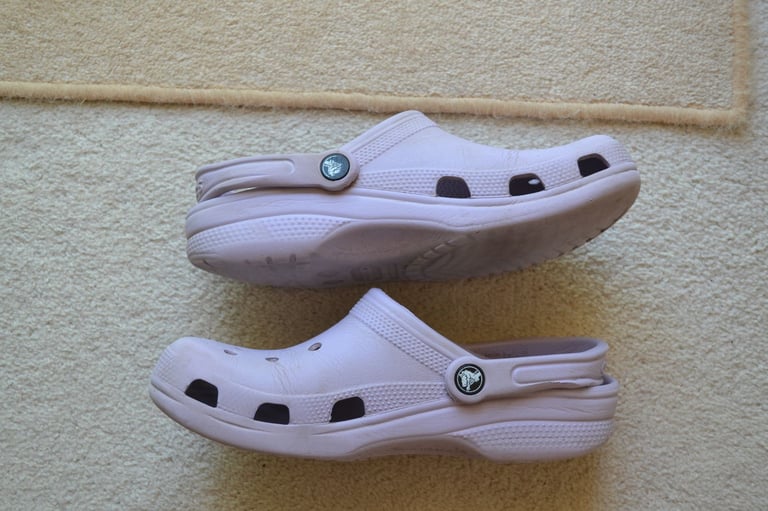 Crocs Classic Clog Kids Girls Purple / Lavender - Size UK 6-7