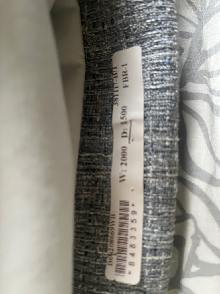 Pair of grey curtains 