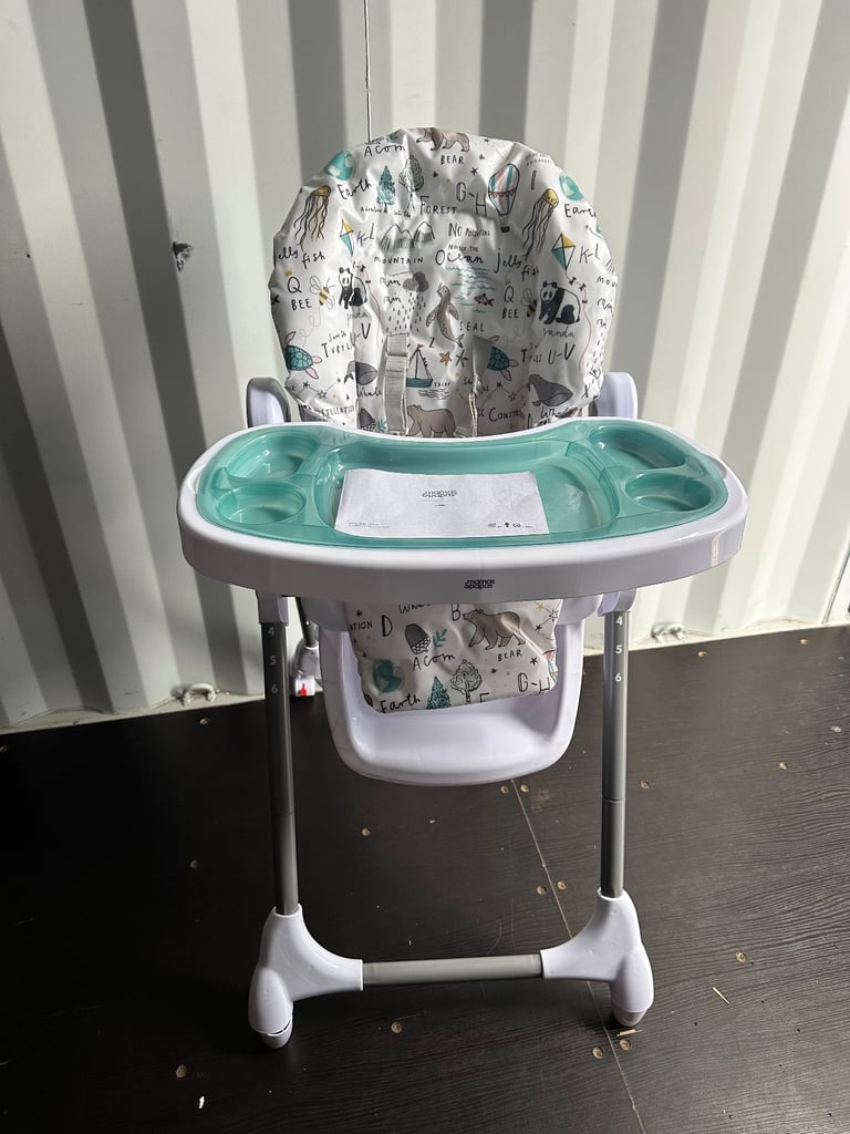 image for Mamas & Papas Snax Adjustable Highchair Reclines Foldable with Removable Tray
