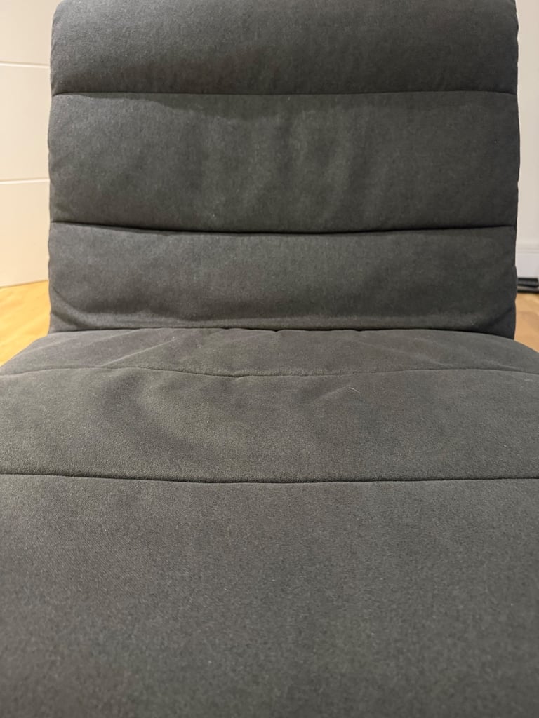 Dwell** dark grey fabric sofa chair super comfy ** mint condition