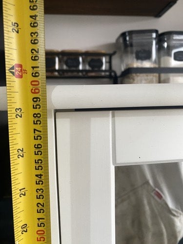 Bathroom cabinet with mirror and drawer