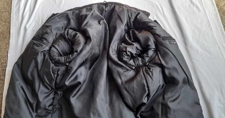 Men's size M thick hooded coats  both together £12