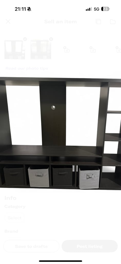 image for Ikea Entertainment center tv stand