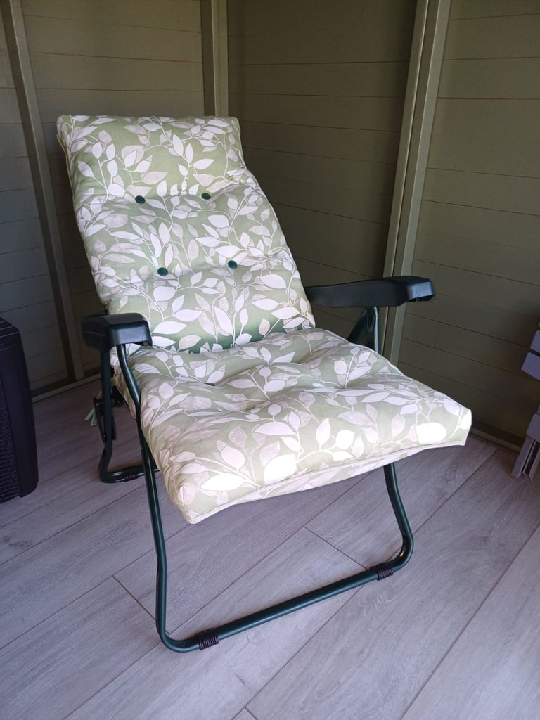 image for Two Folding garden or summerhouse chairs.  