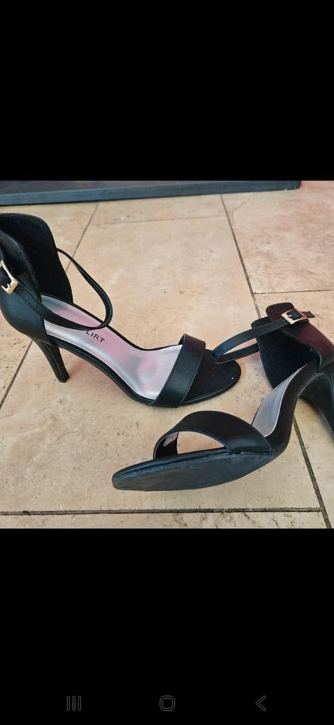 image for High black strappy shoes 