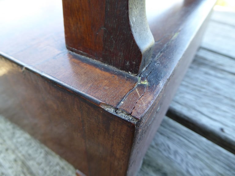 Antique Dressing Table Mirror with Drawer