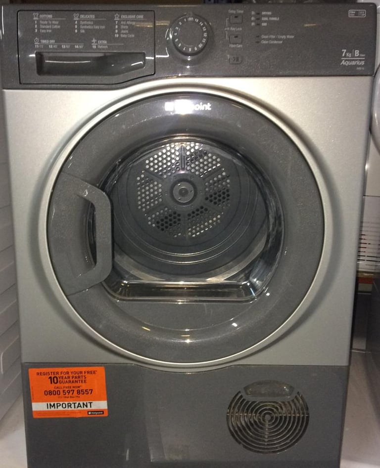 99 Hotpoint TCFS73 7kg Silver Sensor Dry Condenser Tumble Dryer 1 Year WARRANTY Delivery available