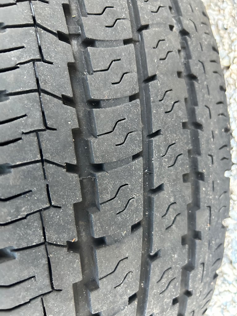 4x Riken cargo tyres on steel rims. 16’s