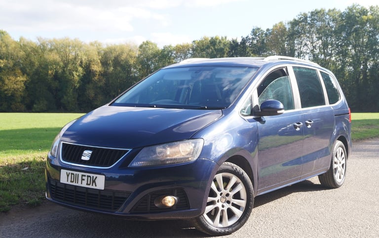2011 Seat Alhambra 2.0TDI 6-Speed 12-MOT 7-Seats Full Service SatNav 18" Panorama Towbar MPV