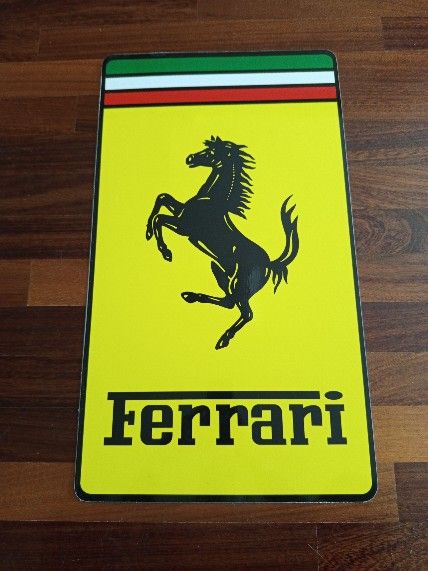 Ferrari metal sign '80