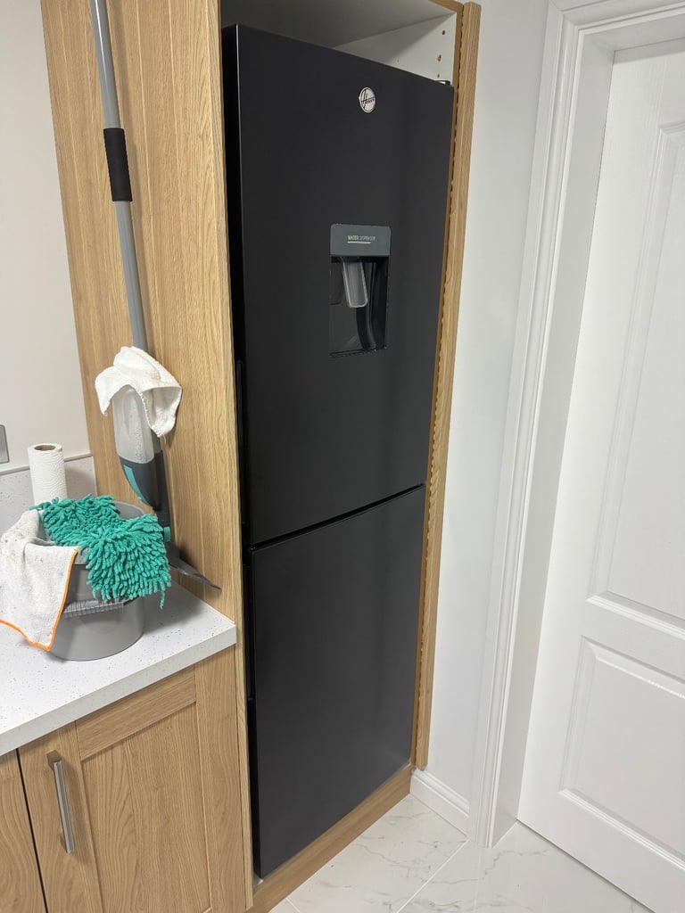image for Black Hoover tall fridge/freezer 50/50
