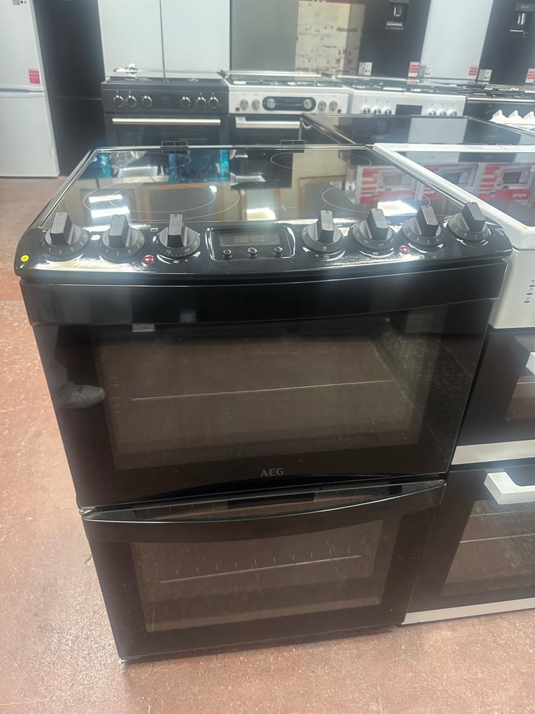 image for 60CM BLACK ZANUSSI ELECTRIC COOKER 