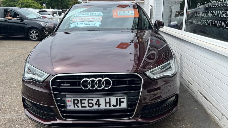 2014 Audi A3 1.8 TFSI S line S Tronic quattro Euro 6 (s/s) 3dr HATCHBACK Petrol Automatic
