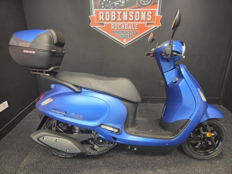 SYM FIDDLE 50cc E5 Modern Retro Classic Scooter, low rate finance.