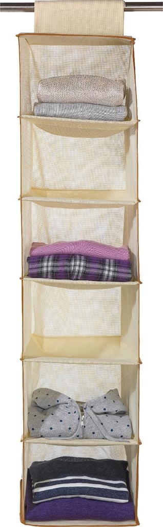 image for 6 Shelf Hanging Storage Unit Cream