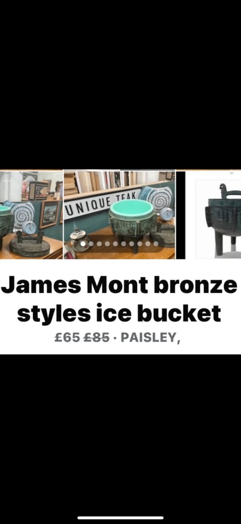 image for James Mont ice bucket great price 
