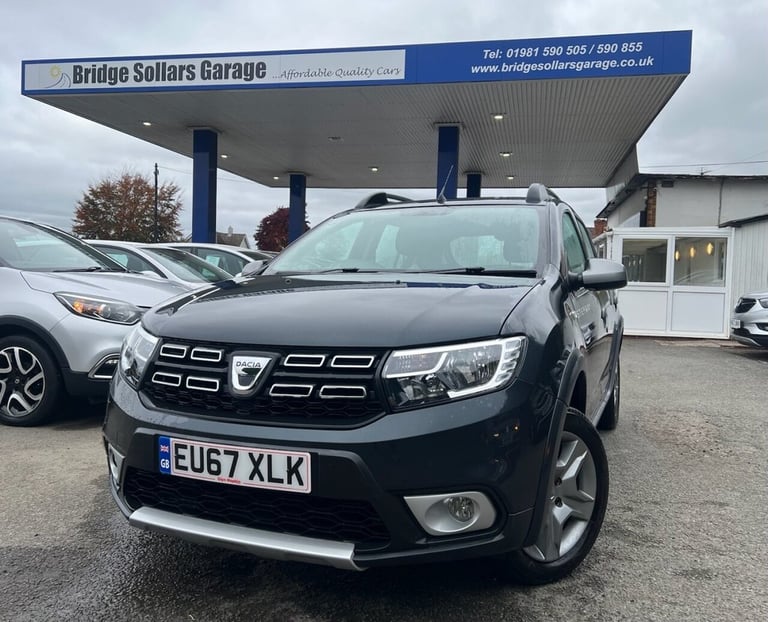 2017 67 DACIA SANDERO STEPWAY 0.9 TCE LAUREATE HATCHBACK 5DR PETROL MANUAL EURO 