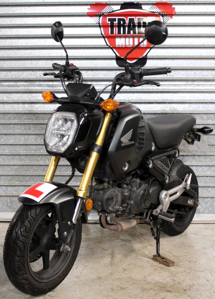 2021 21 HONDA MSX 125 GROM ABS BLACK TRADE SALE 7230 MILES NEWSHAPE MONKEY BIKE