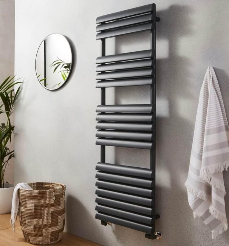 image for New Anthracite Venetian Bathroom Radiator 850 x 500mm RRP £359 Our price £ 215