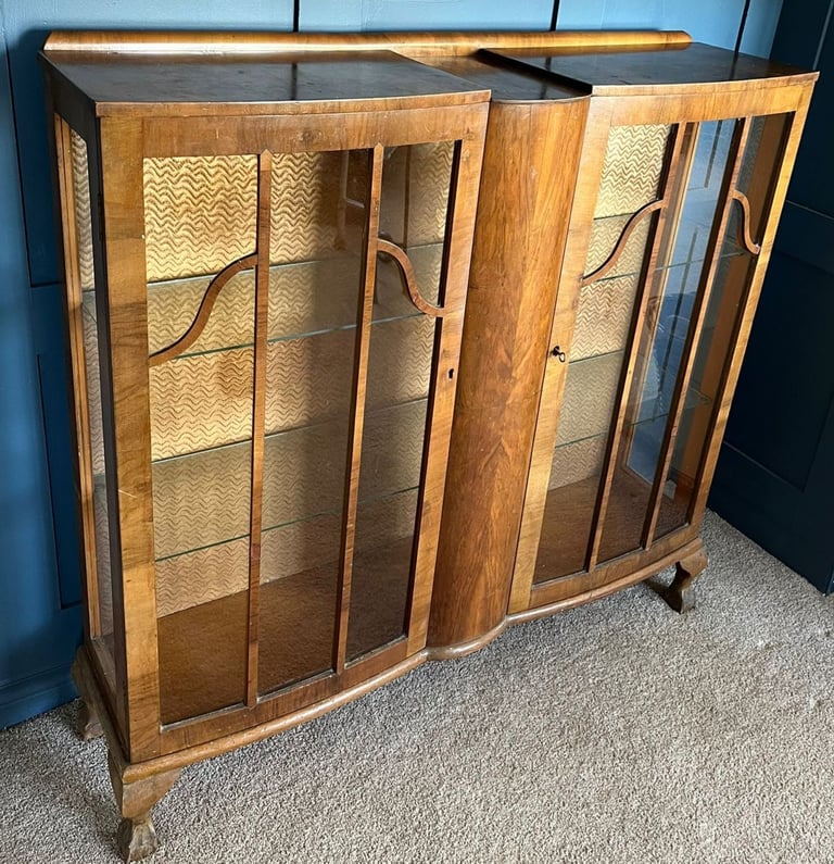 image for Vintage glass display cabinet 