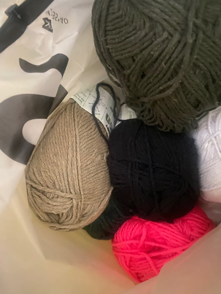 Mix of wool yarn joblot brand new 