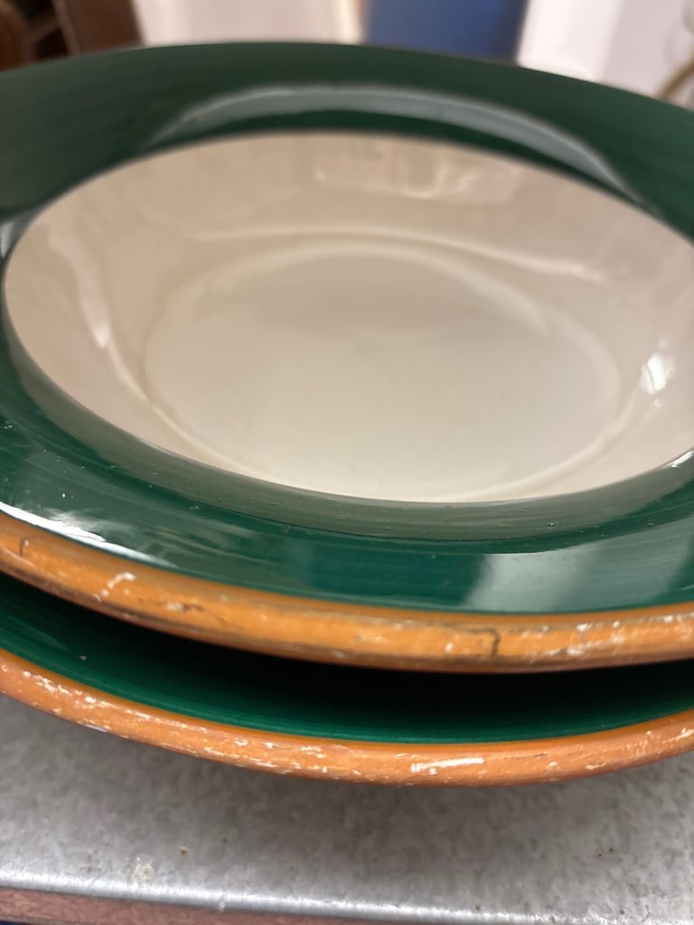 Pair Italian ceramic dishwasher proof bowls 