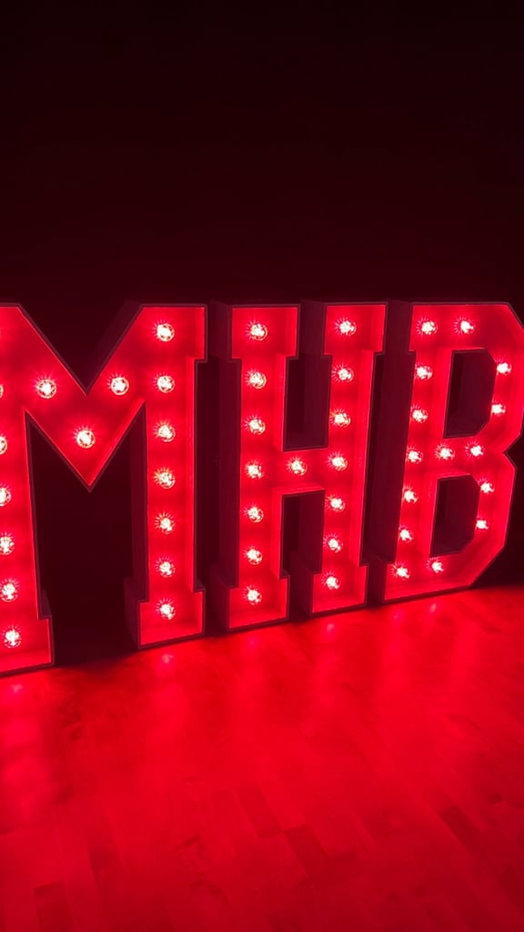 4ft Light up Letters & Numbers to hire, London