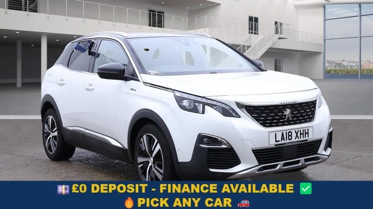 2018 Peugeot 3008 1.6 THP GT Line SUV 5dr Petrol EAT Euro 6 (s/s) (165 ps) Petrol Automatic
