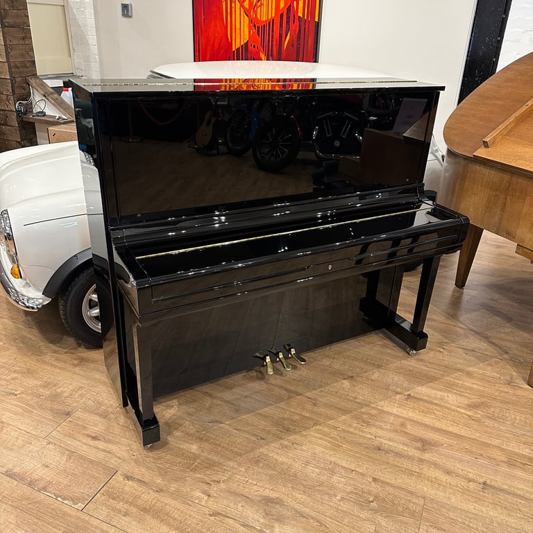 Yamaha YUS3 Upright Piano (2024) Black Polyester | Delivery, Tuning, Stool, Warranty