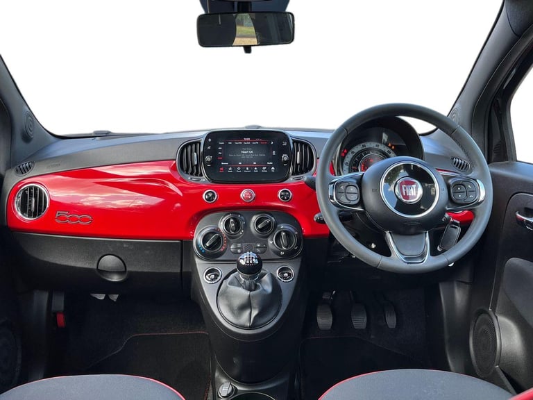  Fiat 500 1.0 Mhev Red Hatchback 3dr Petrol Manual Euro 6 s/s 70 Bhp Petrol