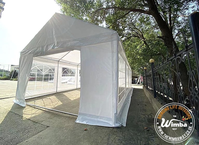 New 4x8m Heavy-Duty Marquee | PE/PVC | Complete Party Tent Kits 