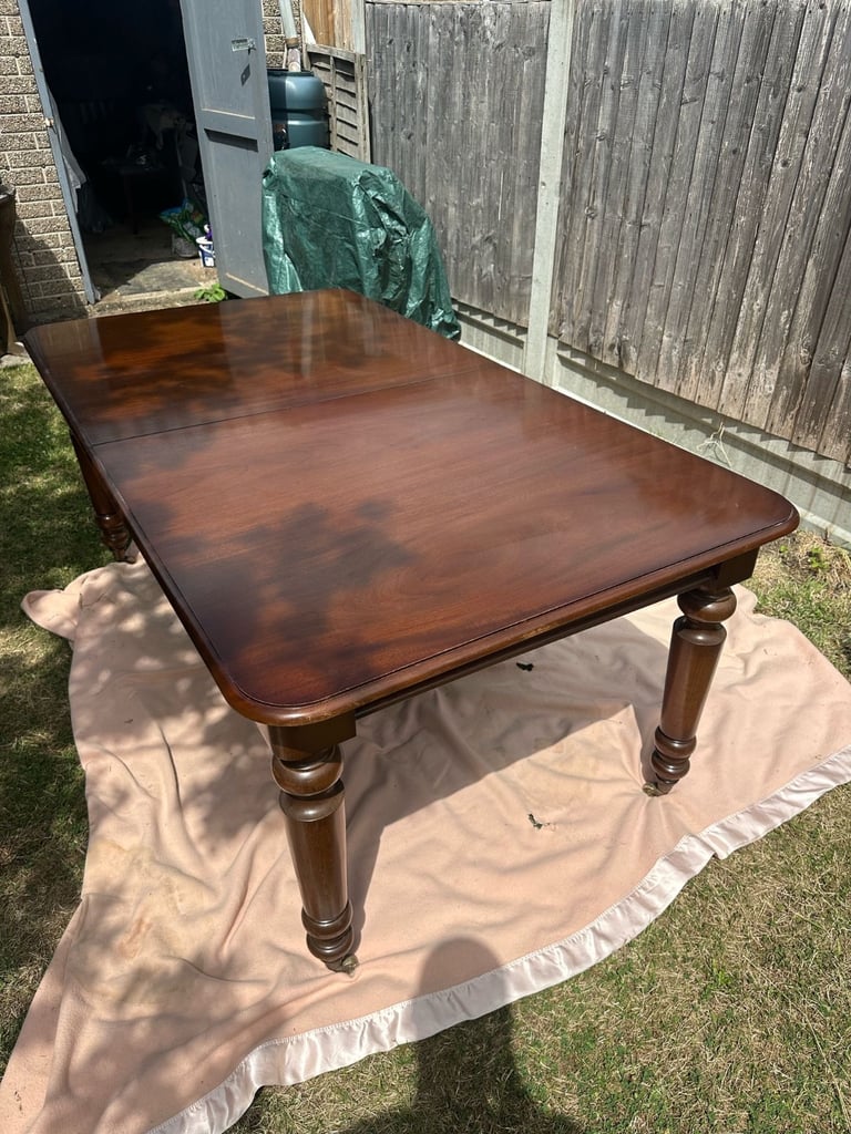 Antique Dining Table and Chairs 