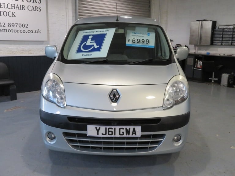 2011 Renault Kangoo AUTOMATIC WHEELCHAIR CAR DISABLED ACCESS VEHICLE MOBILITY MPV Petrol Automatic