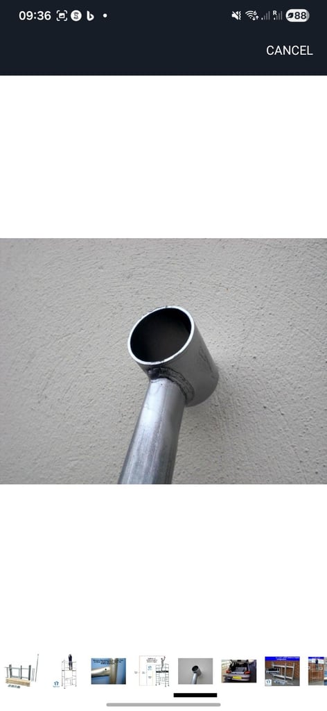 Top tower small scaffold